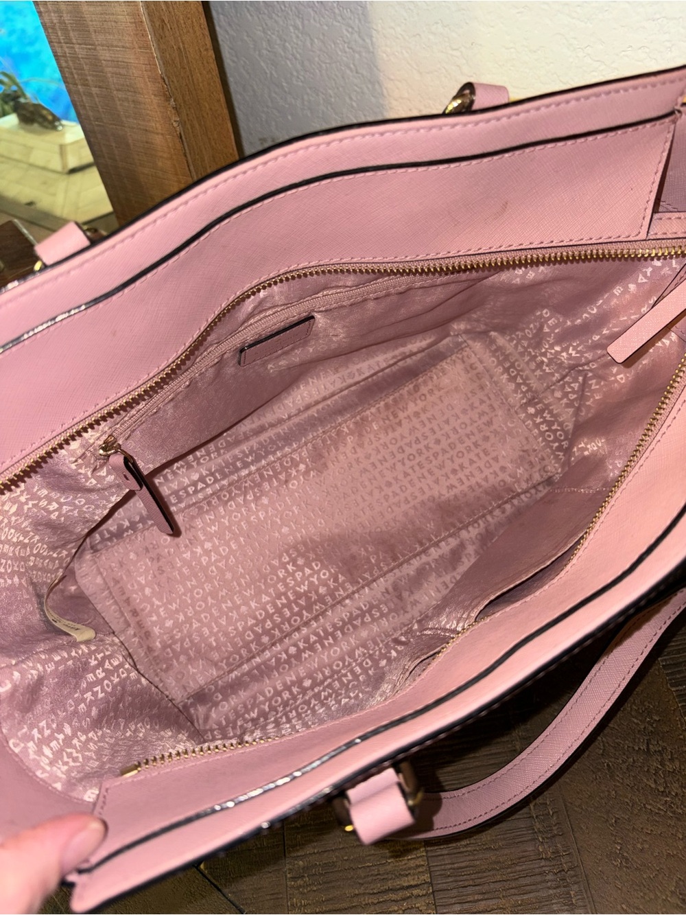 ✨ Kate Spade New York Saffiano Leather Satchel | Blush Pink | NWOT - Picture 7 of 11